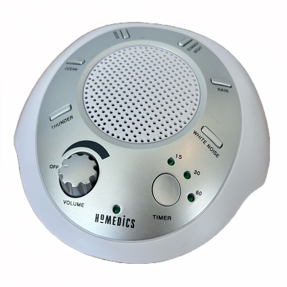 Homedics White noise Sound Machine. portable sound machine for baby
